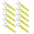thumbnail image 4 of Fork Spade Wire Connectors, 30Vac-60Vdc Brass Material U Type Wire Connector Maximum.10A  For Tape Recorders For Game Consoles Yellow, 4 of 8