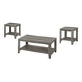 thumbnail image 4 of Xukmct Pack of 3 Rectangle Wood Coffee Table End Table Side Table Set for Living Room, Office, Gray, 4 of 5