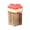 Orange, variant on Storage Containers for Outdoor Travel and CampingLeak Proof 9 x 11 cm 5-in-1 Design Ideal for Picnics Food Grade Storage Solutions, One Size, Grey