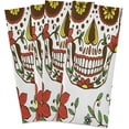 thumbnail image 2 of GZHJMY Flower Sugar Skull Day of The Dead Dia De Los Muertos Kitchen Towels Bar Tea Dish Towel Dishcloths Set of 6 Super Absorbent Soft 18 x 28 inches Washcloths Decorative Towels, 2 of 7