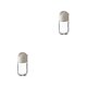 thumbnail image 1 of Monstrate Tarro de especias Cocinar Hornear Antideslizante Pimienta Condimento Botella Vacío Reutilizable Lavable A prueba de polvo Condimento Gris 2Conjunto, 1 of 6