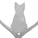 thumbnail image 2 of Heart Shape Cat Hanging Ornament for Garden Decoration 1 Piece, 2 of 4