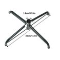 thumbnail image 2 of OULII 2Pcs Tree Holder Stand Metal Balanced Stability Dark Green Support, 2 of 8