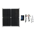 thumbnail image 1 of Solar Panel Charge Controller Set Monocrystalline Silicon 25W 10A Fast Charging Battery Free Drive Solar Panel Regulator for Lights Power Tools, 1 of 22