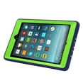 thumbnail image 5 of Fire 7 2017 Case, Mignova Heavy Duty Shock-Proof Protective Case Build In Kickstand For All-New Fire 7 Tablet (7th Generation 2017 Release) + Screen Protector Film and Stylus Pen (Navy Blue / Green), 5 of 8