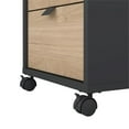 thumbnail image 5 of Tvilum Sign Mobile Cabinet with 3 Drawers in Matte Grey and Jackson Hickory, 5 of 16