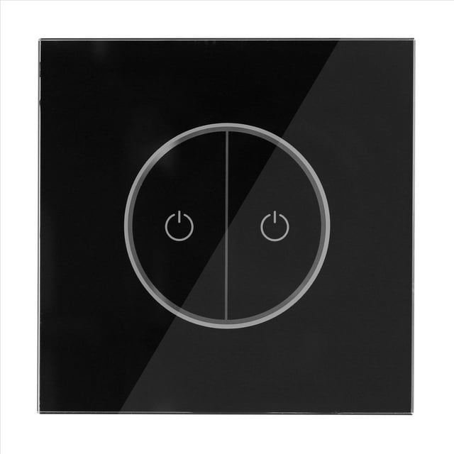 Tuya Wifi Smart Switch Two-Way Touch Light Switch Wall Glass Panel Switch European Standard National Standard Universal