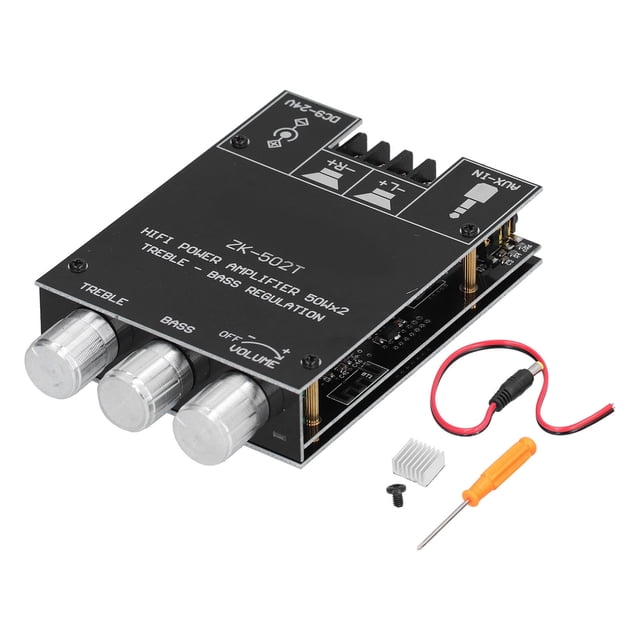 Módulo de Placa Amplificadora de Potencia Estéreo Bluetooth Nikou ZK-502T