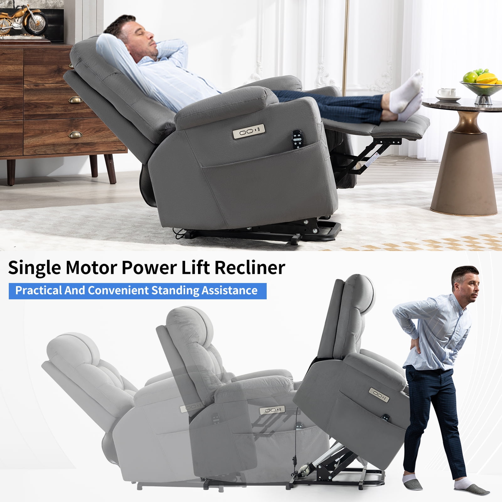 Massage and heat pad for recliner sale