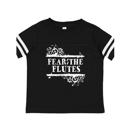 

Inktastic Fear The Flutes Music Gift For Flutist Gift Toddler Boy or Toddler Girl T-Shirt