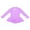 Lavender, variant on renvena Kids Girls Mesh Splice Ice Figure Tutu Dress Leotard Long Sleeves Gymnastic Skirt