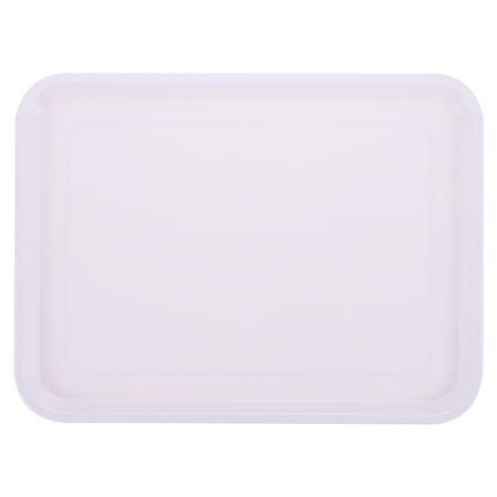 

Multipurpose Plastic Tray Durable Serving Tray Practical Storage Container