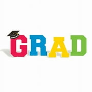 amscan Grad Multicolor Yard Stakes Set Party Favor,Multi Sizes