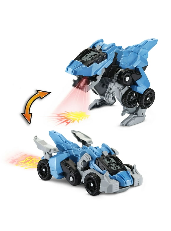 VTech Switch & Go Velociraptor Race Car to Dino with Fire Effects