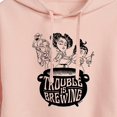 thumbnail image 3 of Hocus Pocus - Trouble is Brewing - Juniors Cropped Pullover Hoodie, 3 of 5