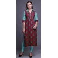 thumbnail image 2 of Bimba Rayon Panel Kurta Printed Women StraightÂ&nbsp;KurtiÂ&nbsp;Indian Summer Clothing, 2 of 6