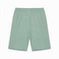 thumbnail image 6 of Kaprioy Running Shorts for Girls Girls Bermuda Shorts Knee Length Straight Leg Shorts Loose Casual Solid Drawstring Elastic Waist Short Pants Bermuda Shorts Kids, 6 of 6
