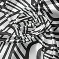 thumbnail image 5 of Ambesonne Black and White Valance Pack of 2, Stripes Pattern, 54"X12", Black White, 5 of 5