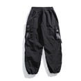 thumbnail image 5 of GZMOALH Men's Lightweight Nylon Cargo Jogger Pants, Drawstring Waist Utility Pants with Adjustable Hems, 5 of 5