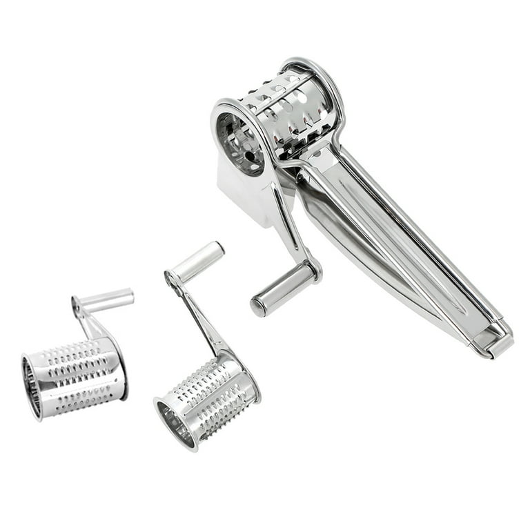 Delaman Rotary Cheese Grater Stainless Steel Manual Handheld