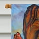 Carolines Treasures 7039CHF 28 x 40 in. Papillon dans la Taille de la Maison de Toile de Drapeau de Roses – image 3 sur 4