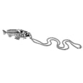 thumbnail image 4 of Colgante De De Pescado Charm Collar de material acero Inoxidable Cadena Mujeres Hombres Joyería De Moda plata Yinane collar de los hombres, 4 of 8