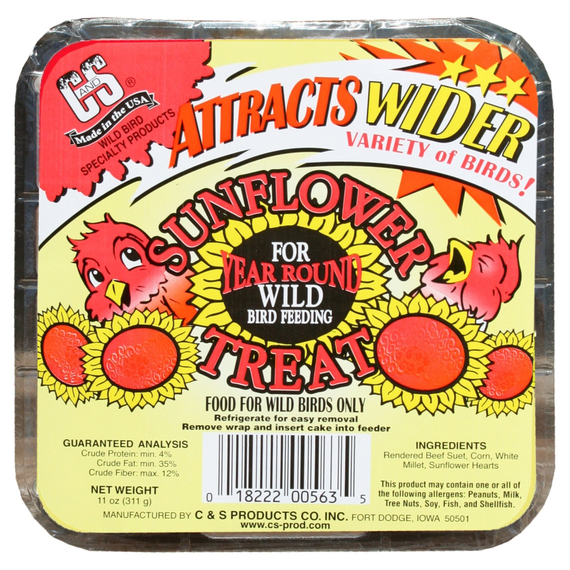 C&S Sunflower Treat Suet