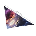 thumbnail image 3 of Naloa Dreamy Forest Elf Dog Bandanas 1PC Washable Triangle Dog Scarfs Premium Durable Fabric, for Small Medium Large Dogs and Cats, 3 of 6