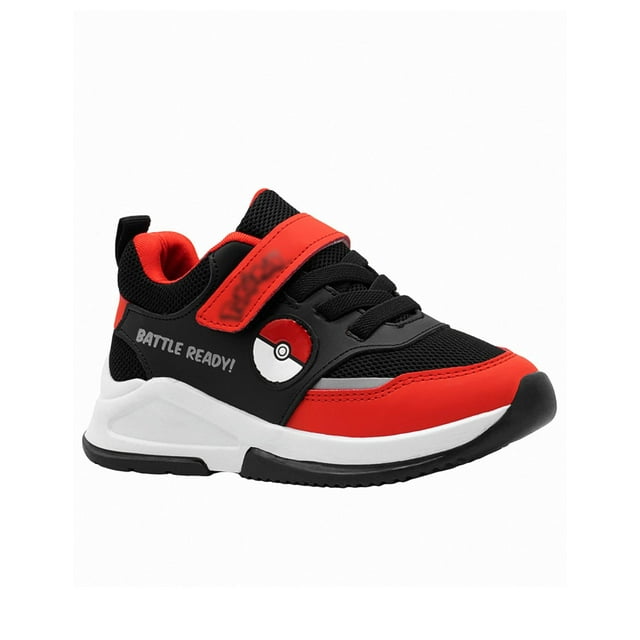 Tenis Urbano Pokemon Yuyin® Para Niño Color Rojo Negro negro 25