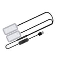 thumbnail image 1 of Luces LED para coche perfecl luces ambientales interiores USB 5 V impermeables Rosa, 1 of 8