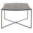 thumbnail image 5 of SAFAVIEH Vickie Glam Wood Coffee Table, Dark Grey Oak/Black, 5 of 10
