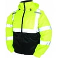 thumbnail image 1 of Tingley Rubber Bomber Ii High Visibility Waterproof Jacket Small Lime Green J26112.SM, 1 of 4