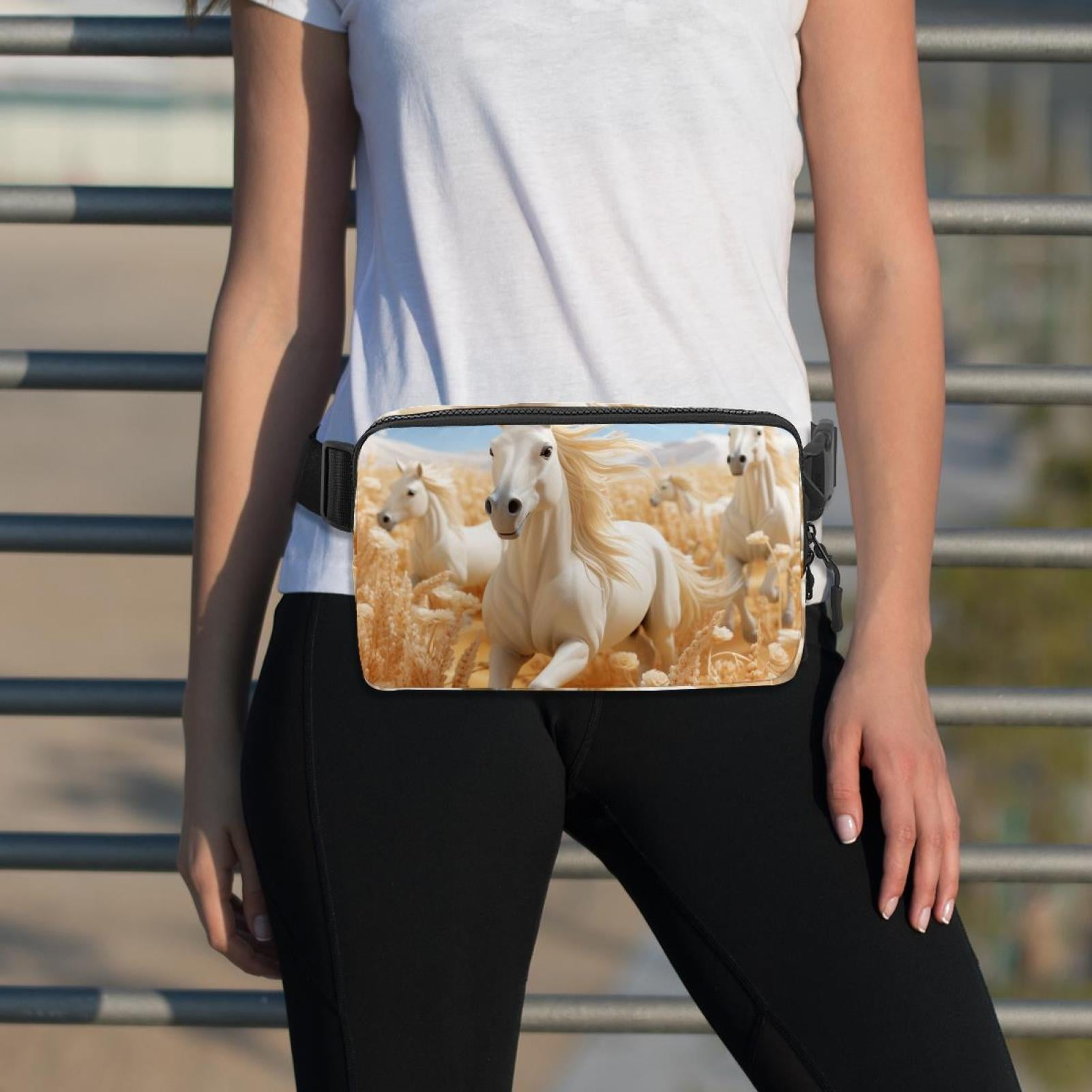 Cartoons Lightweight Adjustable Fanny Bag Running Belt Waist Pack with Extension Strap Unisex