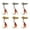 Red 6 piece round bo, variant on 7829 6Pcs Spoon Metal Hard Spinner Baits Fish Lures Spinner Swimbaits Colorful Sequins Lures Baits Single Hook Fishhooks Set