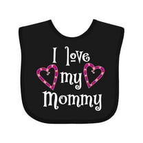Inktastic I Love My Mommy Hearts Boys or Girls Baby Bib