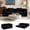Black, variant on CKEASEAN 74" Corduroy Comfy Convertible Sleeper Sofa Bed, Loveseat Boneless Couch with Backrest Support, 5-in-1 Floor Sofa with Removable Armrests, No Assembly Required for Living Room, Dorm, Studio