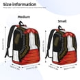 thumbnail image 2 of Disketp CHARRO SUIT Mochila de Lona Estampada, Mochila Escolar de Viaje Ligera para Estudiantes y Portátil-Medium, 2 of 5