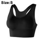 thumbnail image 1 of Sujetador deportivo para mujer, a prueba de golpes, parte de atrás bonita, botón, espalda cruzada hueca, acolchado, sujetador de Yoga, gimnasio, entrenamiento, Tops cortos, 1 of 8