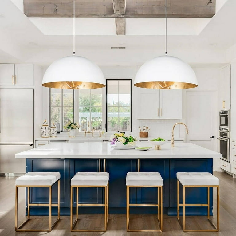 Black and gold dome pendant light deals