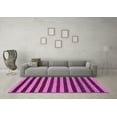thumbnail image 3 of Ahgly Company Indoor Square Abstract Purple Modern Area Rugs, 3' Square, 3 of 4