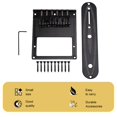 thumbnail image 4 of TL Electric Guitar Bridge with Printed String Plate, Enhanced Guitar Performance for TL Guitar with Streamlined Design, 4 of 7