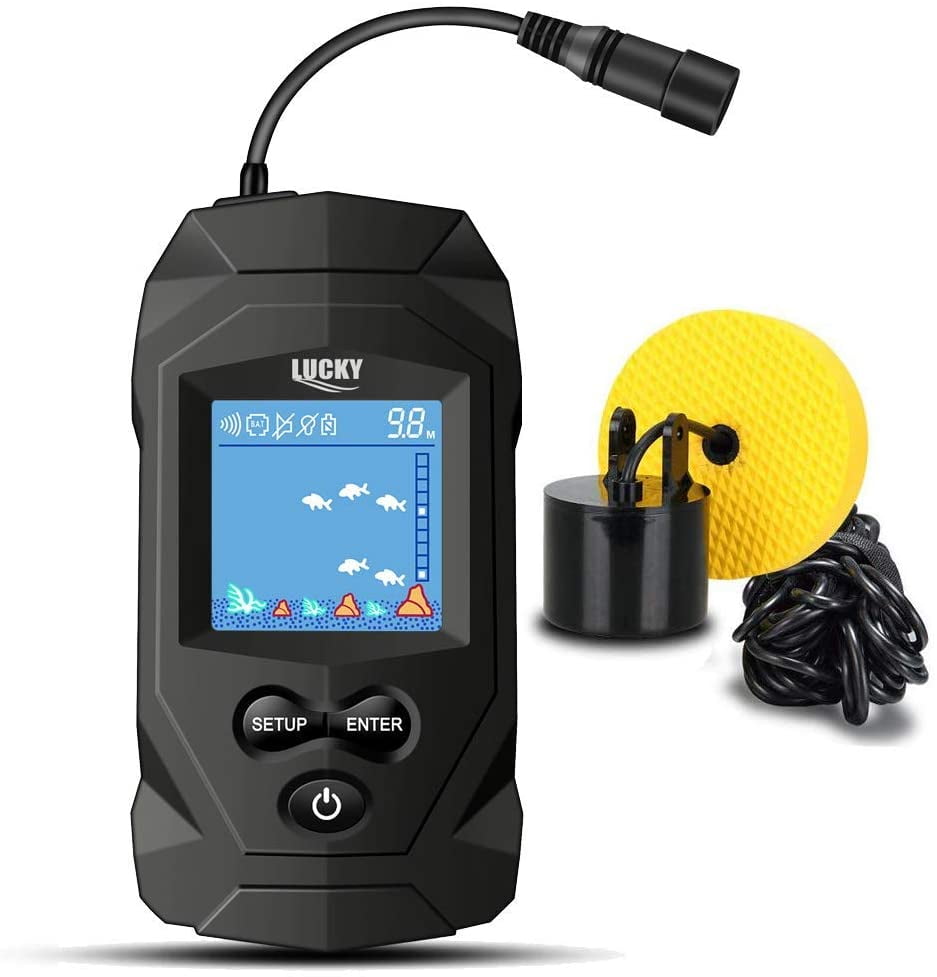 LUCKYLAKER Fish Finder Portable Fish Finder Fish Detector Handheld