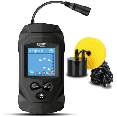 finder fish detector canoe kayak handheld depth jon portable boat