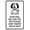 Warning Sign 1, variant on Deep Evacuation Warning Sign 8"x12" - Construction Security Metal for Building Site Flood Zone Business Home Outdoor Indoor Road Yard