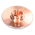 thumbnail image 2 of Cutting Machine Head,  Nozzle 11mm Thread  Plated Copper High Hardness Dual Optical Fibre  For Working 1.6mm / 0.06in Aperture, 2 of 8
