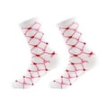 thumbnail image 2 of Women's Socks Valentine's Day Heart Print Socks for Women ,Mid Calf Cotton Socks for Fall Winter, Crew Socks Cute Socks,Valentines Day Gifts C,C, 2 of 8