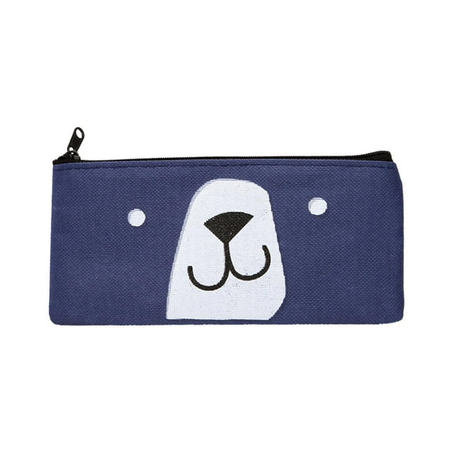 Agiferg Trousse à Crayons Motif Dessin Animé Mode Grande Capacité pour Étudiants Sac de Rangement pour Papeterie Sac de Rangement pour Examens