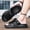 Brown, variant on Men Black Adjustable Buckle Hollow Sport Slide Sandals Wave Massage Insole Shock Absorbing Thick Platform Casual Slippers