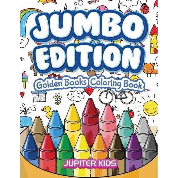 Jumbo Edition: Golden Books Coloring Book, (Paperback)