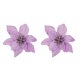 thumbnail image 1 of Injueey Árbol de Navidad decorativo flor falsa desmontable de moda brillante Home Park Party flores artificiales decoración púrpura Púrpura 2piezas Injueey CBP268913, 1 of 1